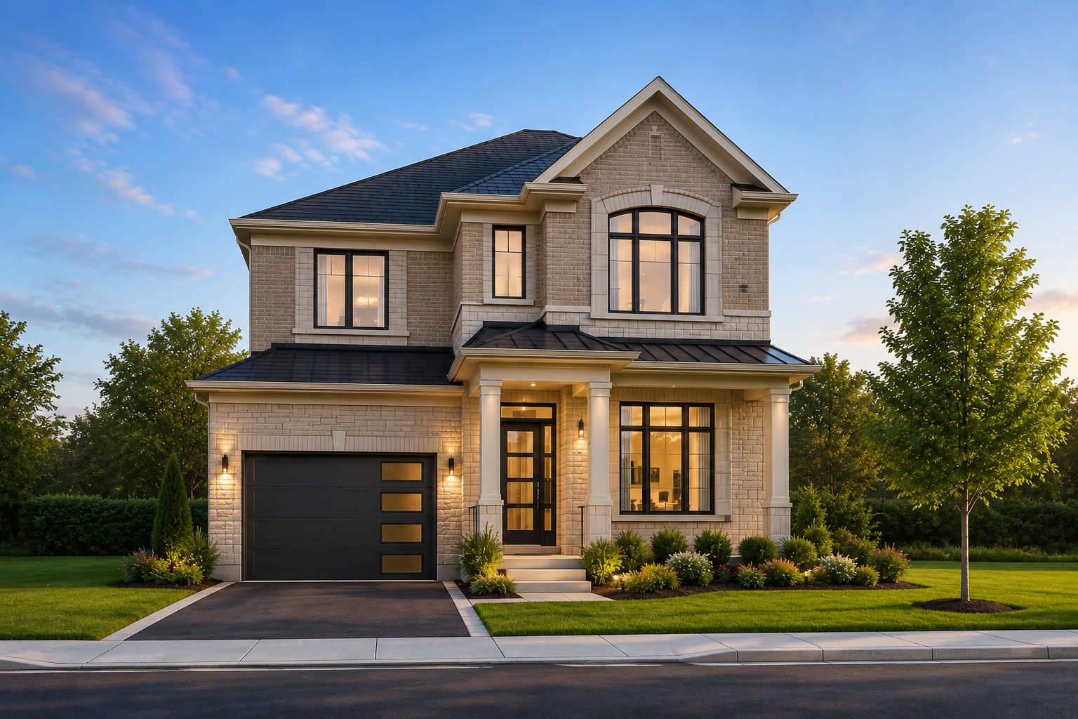 Mount Hope single home architectural exterior design